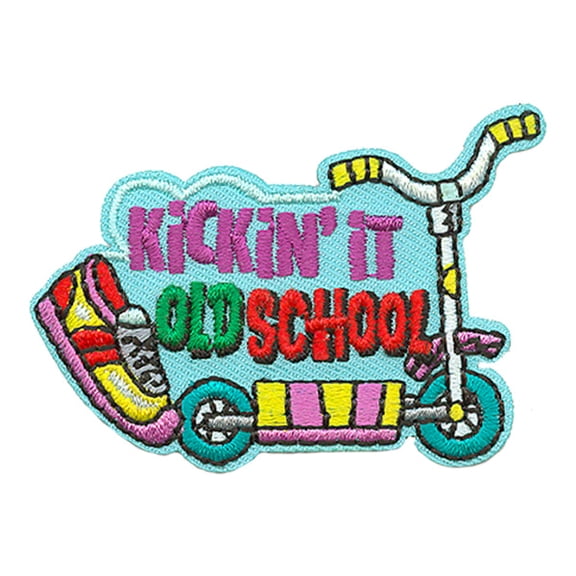 12 pieces 2" Custom Activity Scouts Applique Fun Patches - Kickin' It Old School
