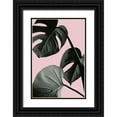thumbnail image 1 of Artographie Studio 11x14 Black Ornate Wood Framed with Double Matting Museum Art Print Titled - Monstera Pink No 04, 1 of 4