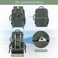 thumbnail image 3 of Mochila de viaje grande y ampliable Sinaliy para hombre y mujer, portátil de 17 pulgadas, impermeable, casual, mochila universitaria, mochila para mujer, como artículo aprobado para vuelos, 3 of 9