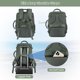 thumbnail image 3 of Mochila de viaje grande y ampliable Sinaliy para hombre y mujer, portátil de 17 pulgadas, impermeable, casual, mochila universitaria, mochila para mujer, como artículo aprobado para vuelos, 3 of 9