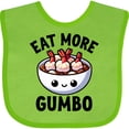 thumbnail image 3 of Inktastic Eat More Gumbo Funny Cajun Food Lover Boys or Girls Baby Bib, 3 of 4