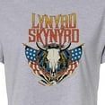 thumbnail image 3 of Lynyrd Skynyrd - Americana Steer Skull - Juniors Cropped Cotton Blend T-Shirt, 3 of 5