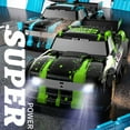 thumbnail image 4 of Zootealy High-Speed Drift Car D832 1/16 Scale RC Vehicle 2.4GHz Remote Control Car with Spraying Function (Green Three-Battery Version), 4 of 7