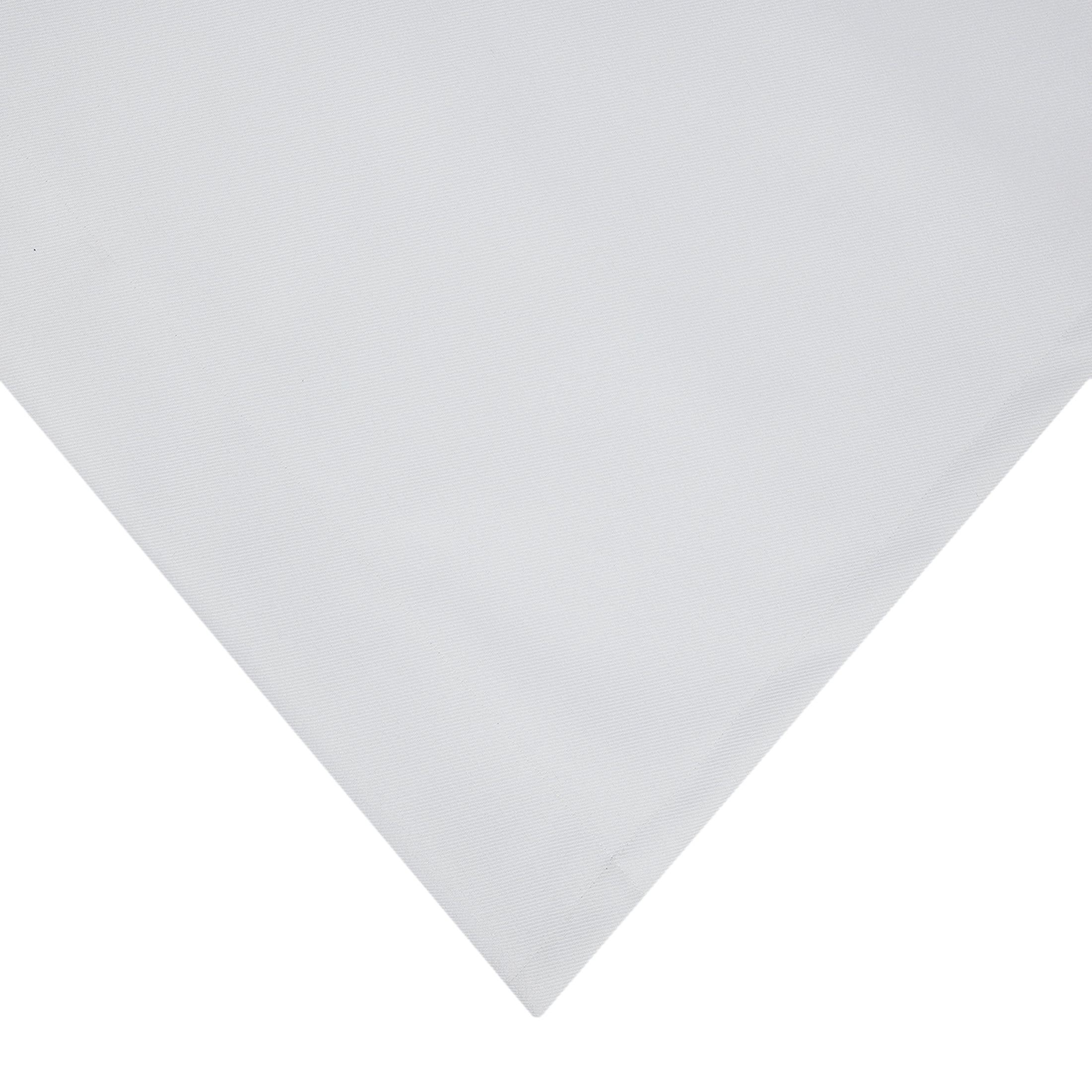 Mainstays White Solid Blackout Rod Pocket with Back Tabs Curtain Panel Pair, Set of 2, 30" W x 63" L