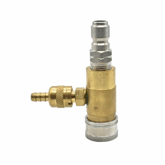 Soap Injector Coupler T Fitting for Pressure Washer Adjustable Valve 3/8"