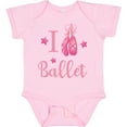 thumbnail image 3 of Inktastic I Love Ballet Girls Baby Bodysuit, 3 of 5