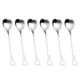 thumbnail image 4 of 6pcs Cucharas de acero inoxidable en forma de corazón Cuchara para remover Vajilla para postre Pastel Café, 4 of 8
