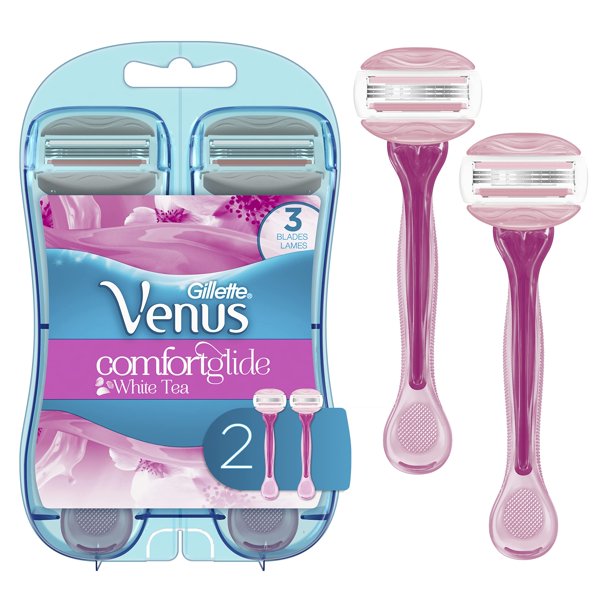 Maquinillas de afeitar desechables Gillette Venus Spa con barras de gel para afeitar paquete de 2