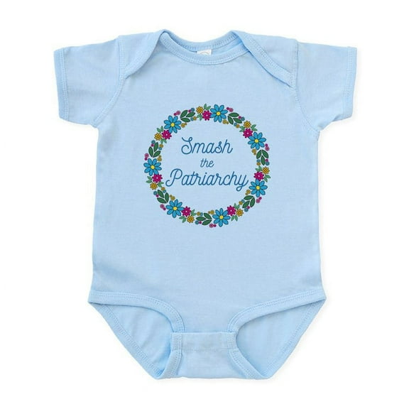 CafePress - Smash The Patriarchy Baby Light Bodysuit - Baby Light Bodysuit, Size Newborn - 24 Months