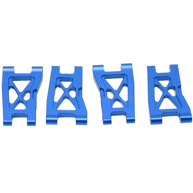 Metal Front and Rear Suspension Arm Set RC Car Upgrade Parts for TRAXXAS Latrax Teton 1/18 Remote Control CarBlue,