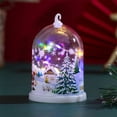 thumbnail image 4 of Wadada Christmas Bedroom Colourful Night Light, Desktop Christmas Trees Cute Snow Scenery Ornaments Into The Night Light, Vintage Christmas Night Light for Bedroom Living Room Porch Holiday Decor, 4 of 6