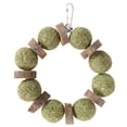 thumbnail image 1 of Juguetes para masticar conejitos, rechinar los dientes, resistente a morder, conejillo de indias, juguetes para masticar para hámster dorado, pieza de madera, anillo redondo, 1 of 5