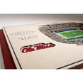 thumbnail image 4 of Ole Miss Rebels 17'' x 13'' 5-Layer StadiumViews 3D Wall Art, 4 of 5