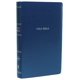 thumbnail image 1 of Biblia HarperCollins NKJV de aspecto cuero azul, letras rojas, 1 of 5