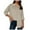 Beige, variant on Pimfylm Womens Button Down Shirts Cotton Dress Shirts Oxford Shirts Long Sleeve Work Blouses Collared Tops Tunics with Pocket Khaki, S