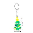thumbnail image 3 of Keychain Christmas Themed Silicone Pendant ring Christmas Key Ring Bag Decorative Attachment Alloy Keychain, Type 3, 3 of 7