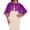 61#Purple, variant on Capelets for Women Soft Chiffon Shawls Wraps Shurg for Evening Wedding Capes Bolero Cover Up Purple One Size