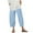 Light Blue, variant on Pants For Women Trendy 2023 Women'S Summer Color Plus Size Cotton And Linen Pants With Pocket Casual Loose Trousers Black Xl