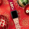 thumbnail image 2 of Peanuts Holiday Happiness HD Unisex Watch Band for Apple Watch - 38/40/41mm(42mm Series 10/11) Short Joy by Affinity Bands, 2 of 6