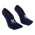 thumbnail image 2 of Unique Bargains 1 Pair Five Toe Socks Breathable Comfortable Socks for Men Dark Blue, 2 of 6
