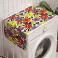 thumbnail image 1 of Garden Art Washing Machine Organizer, Floral Composition with Hand Drawn Petals Nature Growth Coming of the Spring, Anti-slip Fabric Top Cover for Washer and Dryer, Multicolor, by Ambesonne, 1 of 1