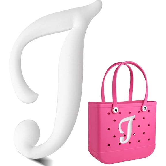 CHUNTIAN Letter Charms for Bogg Bag/Simply Southern Universal,Decorative Alphabet Insert Accessories for Bogg Rubber Beach Tote Bag,Your Name Initials or Word on Your Bogg Bag-M