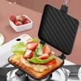 thumbnail image 2 of Foldable Sandwich Grill - Non-Stick Plates, Ergonomic Panini Grill | Durable Sandwich Maker for Breakfast, Grilled Cheese, 2 of 5