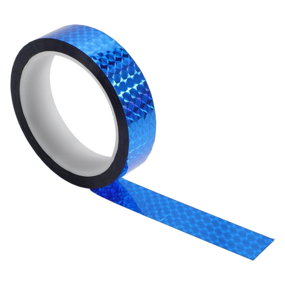 Unique Bargains 1 Roll Universal Air-Release Adhesive Pinstripe Tape Holographic Blue 0.87"x164.04ft