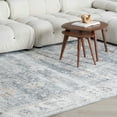 thumbnail image 2 of Rug Branch Atlas Distressed Scandinavian Indoor Area Rug, Blue  - 8'x10', 2 of 3