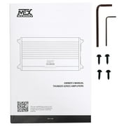 MTX THUNDER1000.1 Class D 1000 Watt RMS Mono Block Car Audio Amplifier, Black