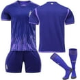 thumbnail image 1 of 20 (110-120 CM) Argentina Men's Away World Cup Jersey Camiseta de fútbol Camiseta Shorts Kits Fútbol Conjuntos de 3 piezas para niños adultos esquí esquí Gafas de esquí, 1 of 3