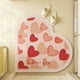 thumbnail image 4 of Kitchen Absorbent Pvc Floor Mats Heart Shape Carpet Non-Slip Bath Rug Pink Valentine's Day Rug Absorbs Water Diatom Mud Pad My Lux Decor Round, 4 of 13