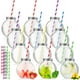 thumbnail image 1 of Tazas Yaomiao para decoración de pecera, 10 onzas, con tapas y pajitas, 12 unidades, 1 of 7