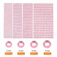 thumbnail image 3 of 3584 Pcs 8 Hojas de Pegatinas de Rhinestone Rosa Claro 3/4/5/6 mm Gemas Autoadhesivas para Decoración de Manualidades, 3 of 5
