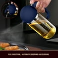 thumbnail image 4 of FNGZ Bottle Clearance Olive Oil Dispenser 17 Oz 2 in 1 Glass Oil Sprayer Oil and Vinegar Dispenser for Cooking Kitchen Barbecue Black 2024 Upgraded Navy, 4 of 8