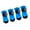 Blue-L, variant on Pet Dog Bootie Set of 4 Reflective Design Water Resistant Nonslip Rubber Soles Paw Protectors Small Breeds Outdoor Gear