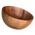 thumbnail image 5 of Wooden Salad Bowl, Round Snack Serving Bowl for Food, Fruits, Salads, Tableware Decoration, Home Kitchen Supplies, 11x6 cm, 5 of 5