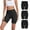 Black, variant on 3 Pack Slip Shorts for Women Under Dress Comfortable Smooth Seamless Boyshorts Buttlift Panties Biker Shorts