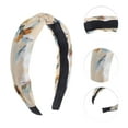 thumbnail image 3 of Unique Bargains 1 Pc Fashion Magnolia Flower Pattern Headbands for Women Beige, 3 of 6