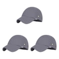 thumbnail image 4 of Thinsony Large Application Chapeau de Baseball à la Mode Ajustement Réglable Multi-Couleurs Casquettes de Baseball Cadeaux Gris 3Set, 4 of 6