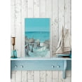 thumbnail image 6 of Blue Ocean Floater Framed Painting Print on Canvas, 6 of 6