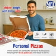thumbnail image 3 of MT Products White and Red B-Flute Pizza Boxes 18" x 18" x 2" - Pack of 10, 3 of 7