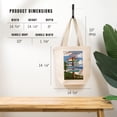 thumbnail image 5 of Tote Bag, Cape Cod, Massachusetts, Sign Destinations, Unisex, Reusable, Washable Canvas, Unique Art, 5 of 7