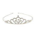 thumbnail image 1 of Rhinestone Tiara Crown Wedding Hair Accessory For Girls & Women, 1 of 8