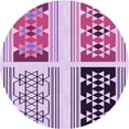 thumbnail image 1 of Ahgly Company Machine Washable Indoor Round Transitional Blossom Pink Area Rugs, 3' Round, 1 of 7