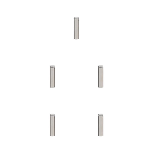 Scienceny Tornillo de publicidad Espejo de vidrio hueco Clavo a prueba de óxido A prueba de rayones Tuerca ligera Perno Fuerte capacidad de carga 16x100 Type2 NO2 Scienceny CBP341792