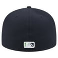 thumbnail image 4 of Men's-New Era  Navy Gwinnett Stripers Authentic Collection 59FIFTY Fitted Hat, 4 of 6