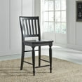 thumbnail image 3 of Liberty Furniture Harvest Home Black Slat Back Counter Chair (RTA), 3 of 7