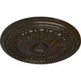 thumbnail image 3 of Ekena Millwork 20 1/2"OD x 1 7/8"P Alexa Ceiling Medallion (Fits Canopies up to 2 7/8"), Hand-Painted Stone Hearth Crackle, 3 of 6