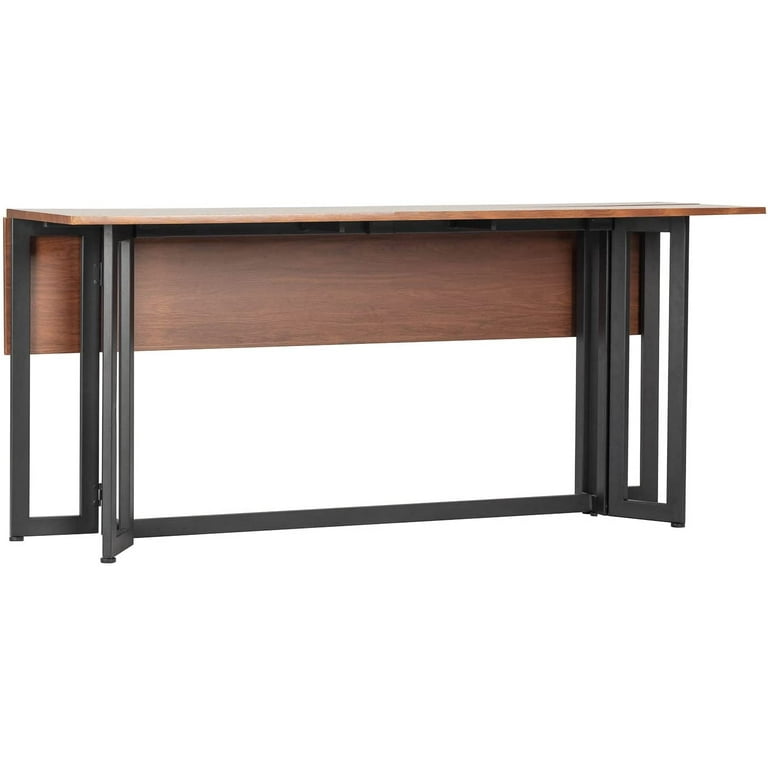 IKIFLY Modern Folding Dining Table Drop Leaf Tables for Small